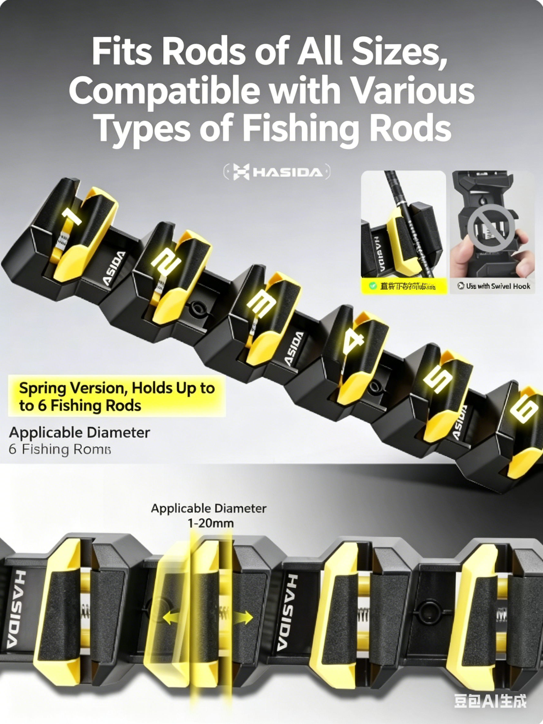HISTAR Soft Rubber Wall-Mounte - Spinning Reel incelemesi ve fiyatı