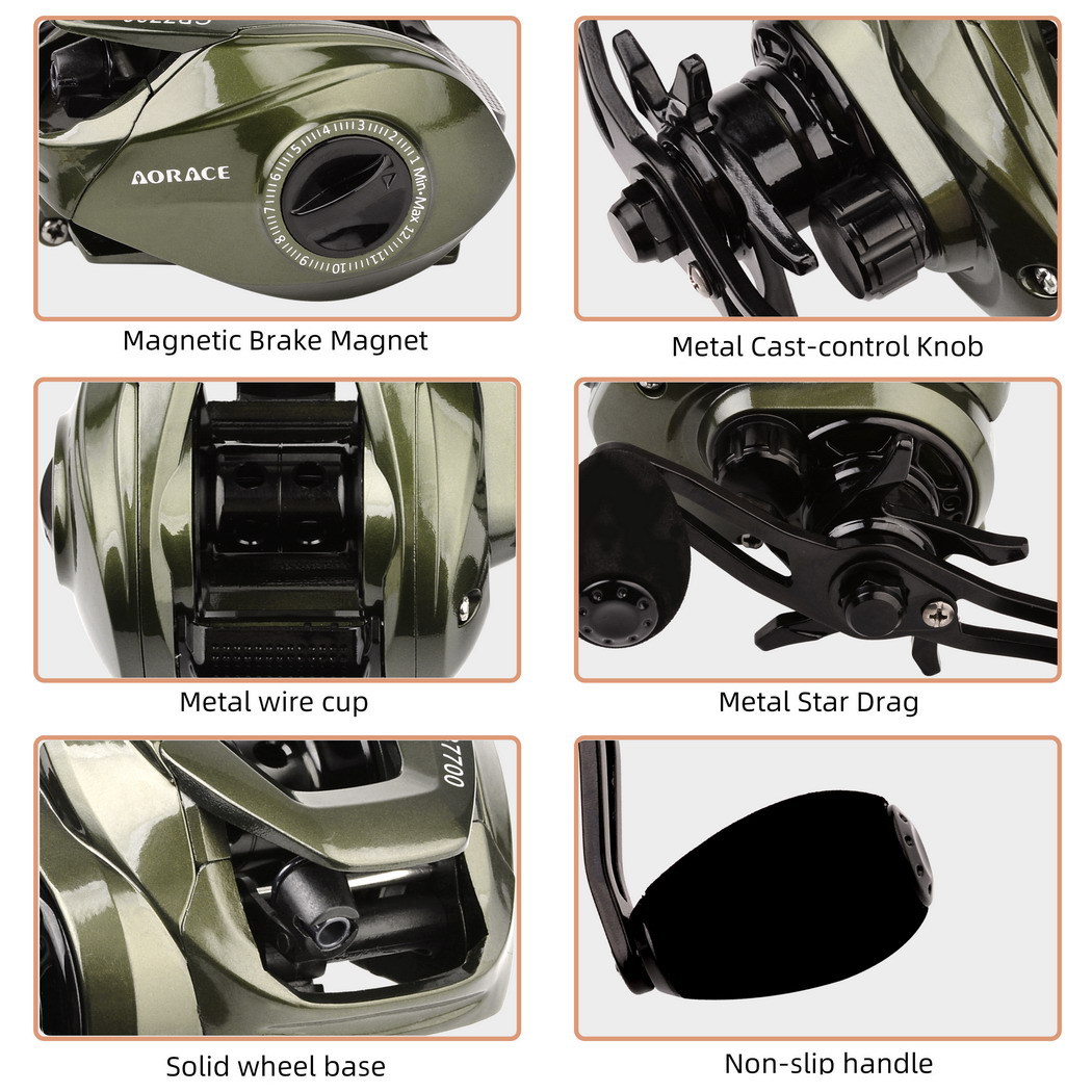 Baitcasting Reel 7.2 1 High Sp - Reel Spare Spool incelemesi ve fiyatı
