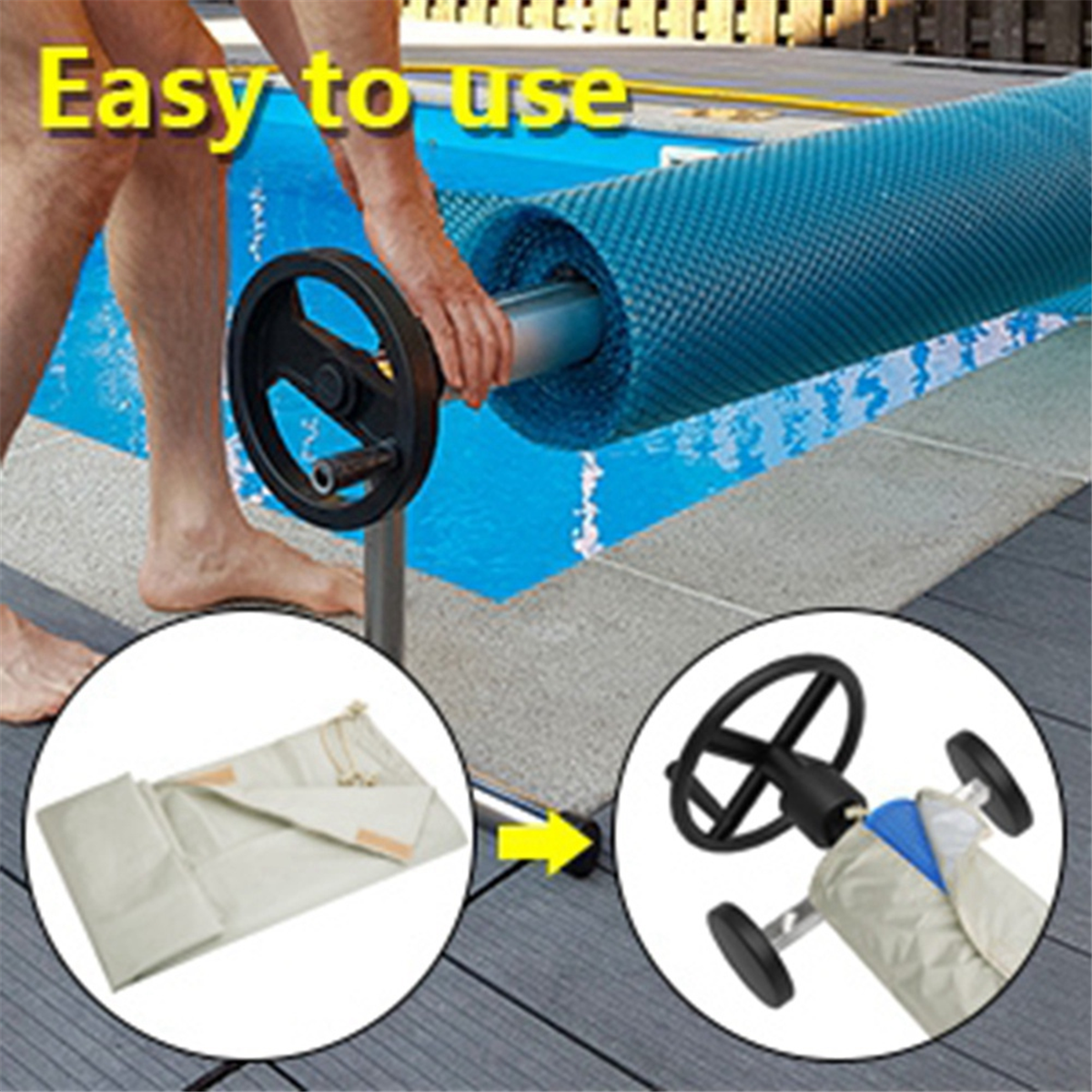 ABQR Swimming Pool Solar Reel  - Reel Cover incelemesi ve fiyatı