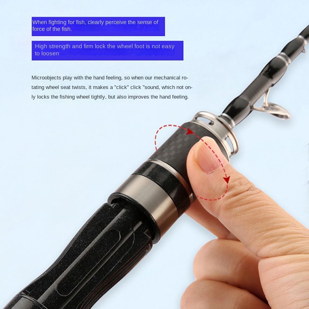 1.5m-1.8m Fishing Pole Rod Set - Spincast Reel incelemesi ve fiyatı