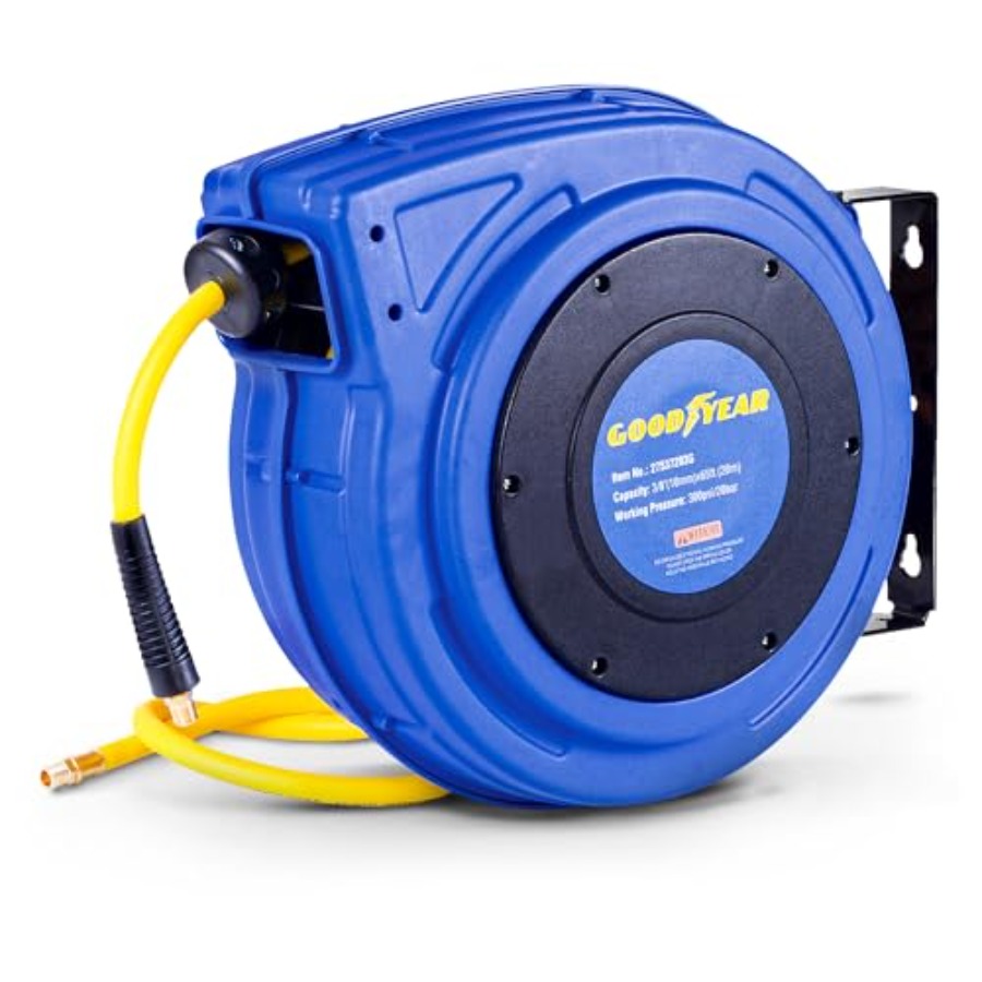 Retractable Air Hose Reel 3/8  - Reel Handle incelemesi ve fiyatı