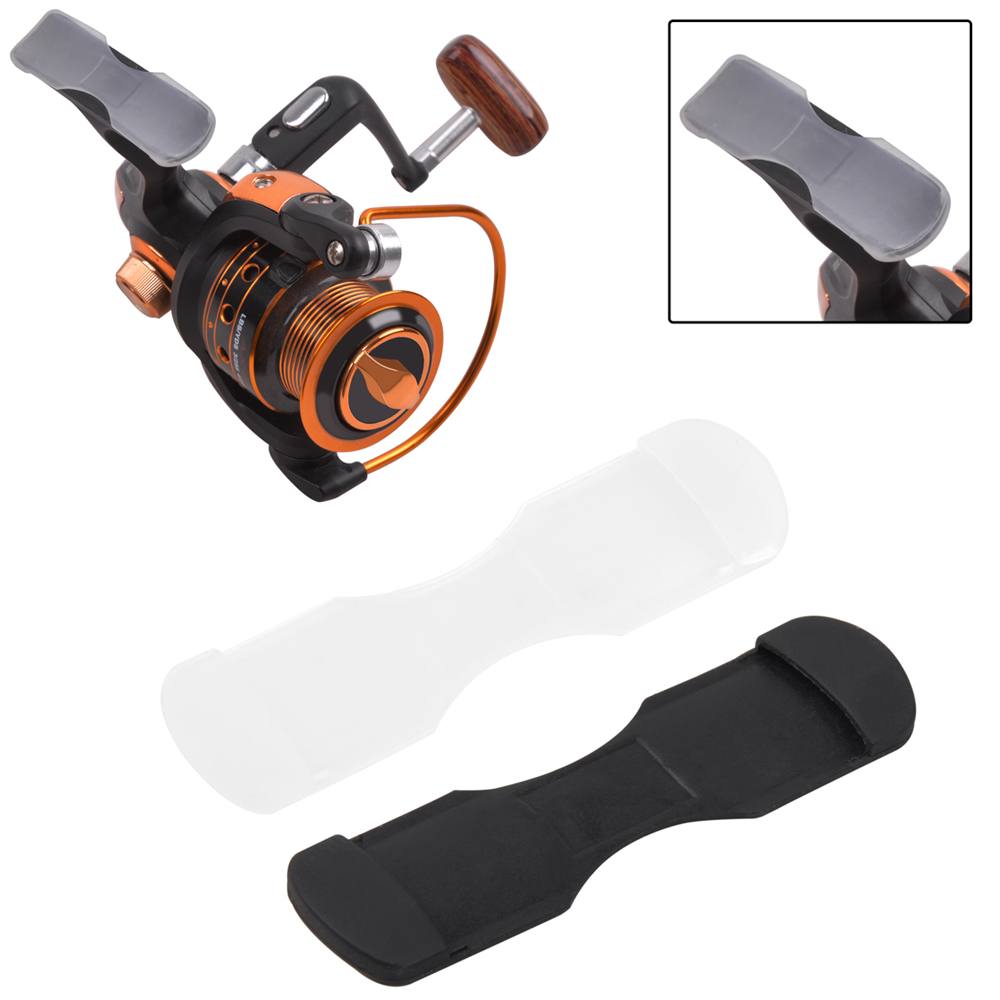 10Pcs Black/White Rubber Fishi - Reel Cover incelemesi ve fiyatı