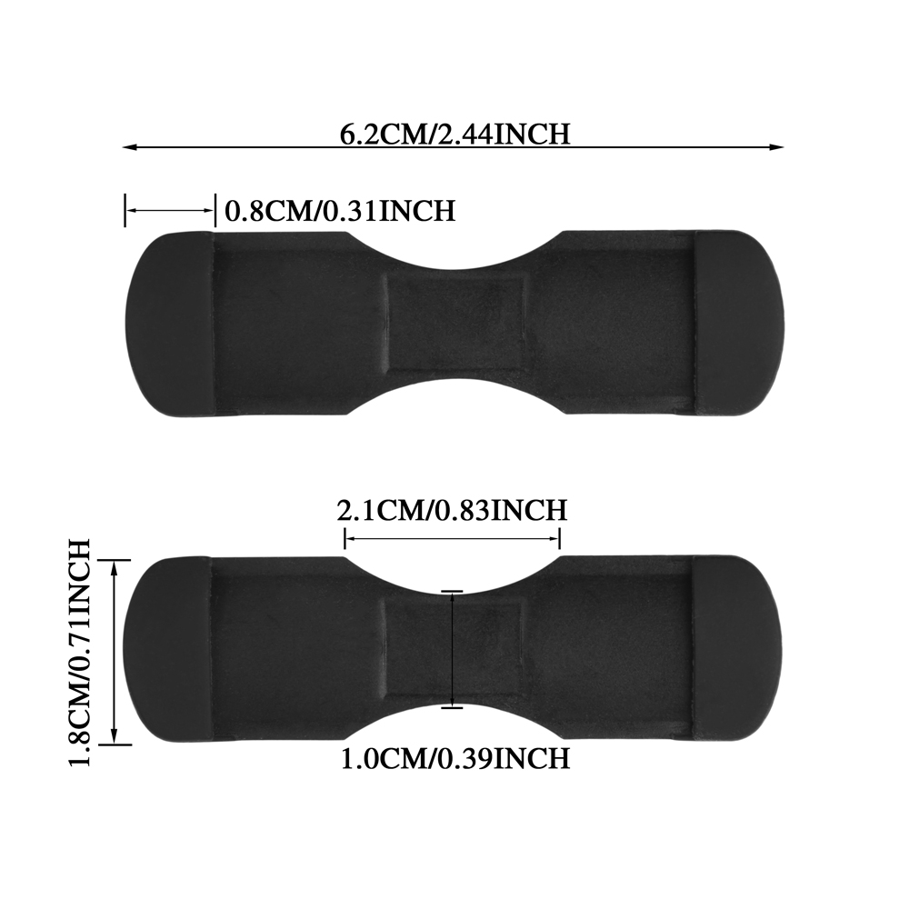 10Pcs Black/White Rubber Fishi - Reel Cover incelemesi ve fiyatı
