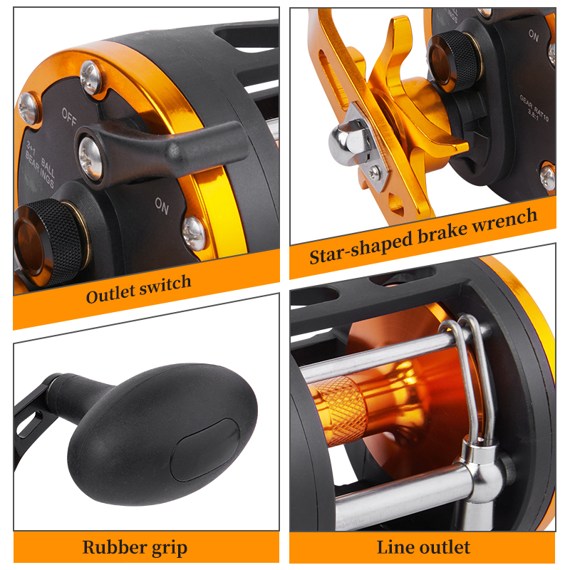 BILLINGS Trolling Drum Reel 33 - Trolling Reel incelemesi ve fiyatı