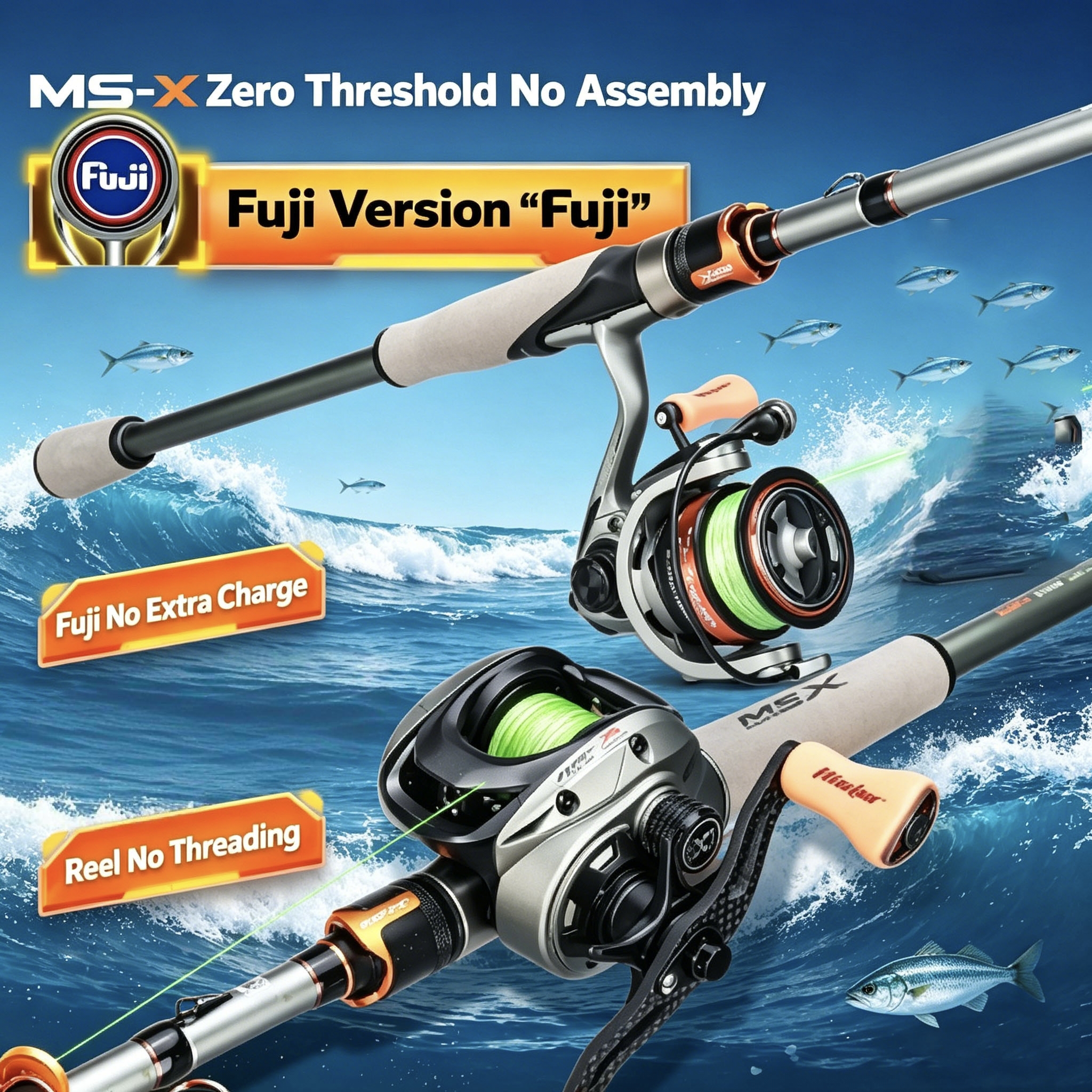HASIDA 1.68m MS-X FUJI Version - Spincast Reel incelemesi ve fiyatı