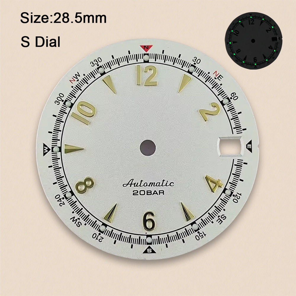 Nh35 Dial S Logo 28.5mm Retro  - Reel Case incelemesi ve fiyatı