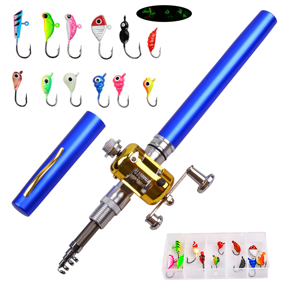 Mini ice fishing rod Combo wit - Ice Fishing Reel incelemesi ve fiyatı